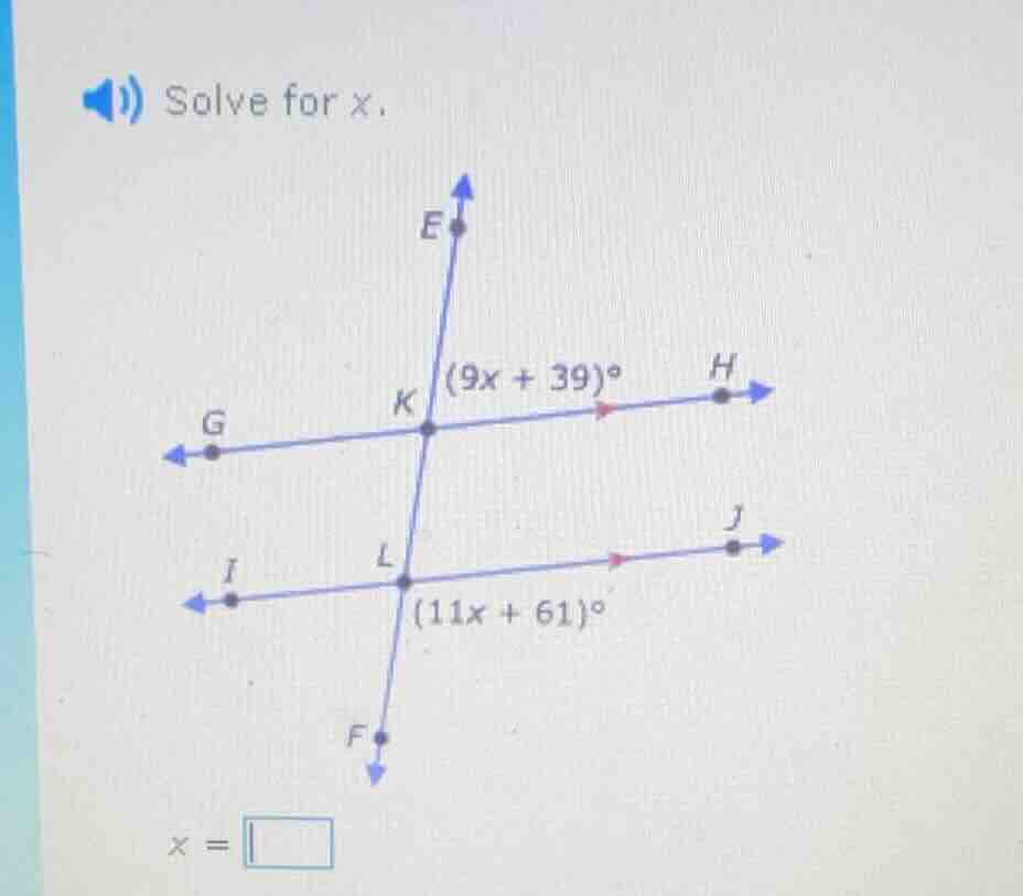 solve for x. x = \\square