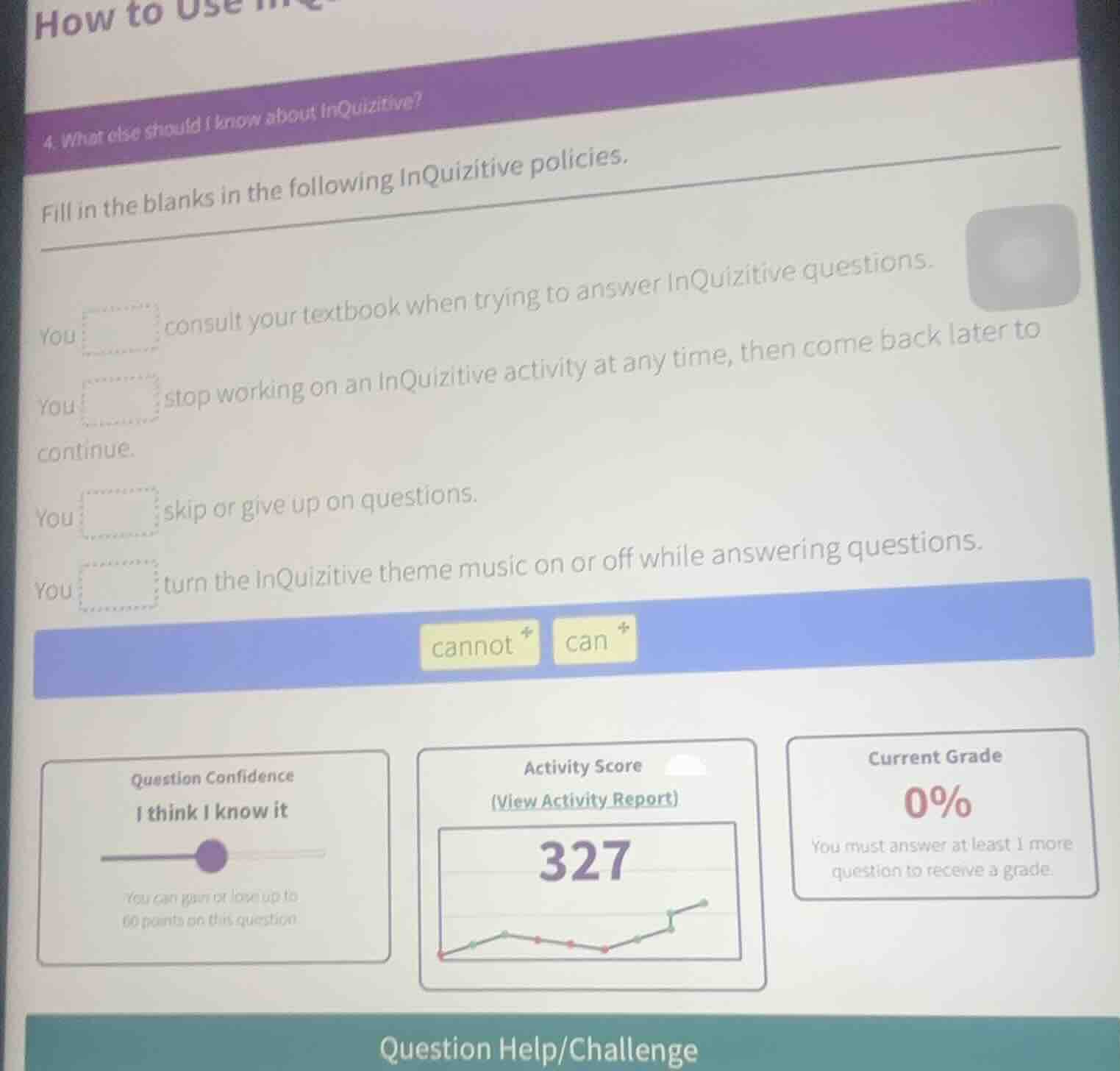 how to use 4. what else should i know about inquizitive? fill in the bl…