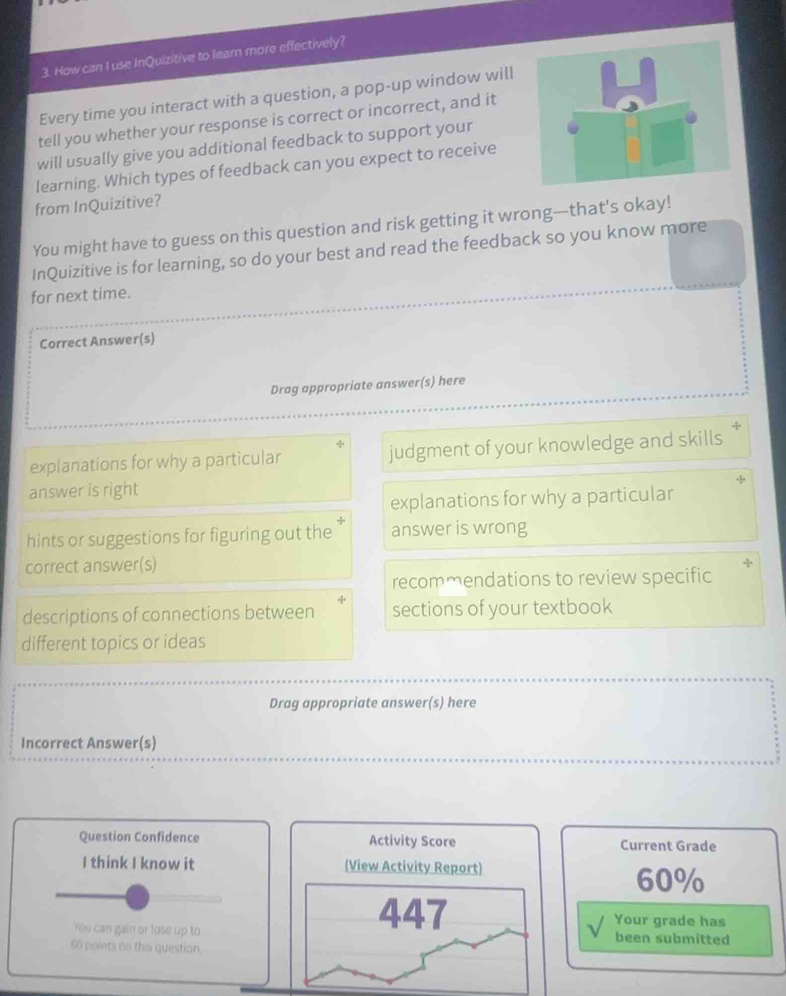 3. how can i use inquizitive to learn more effectively? every time you …