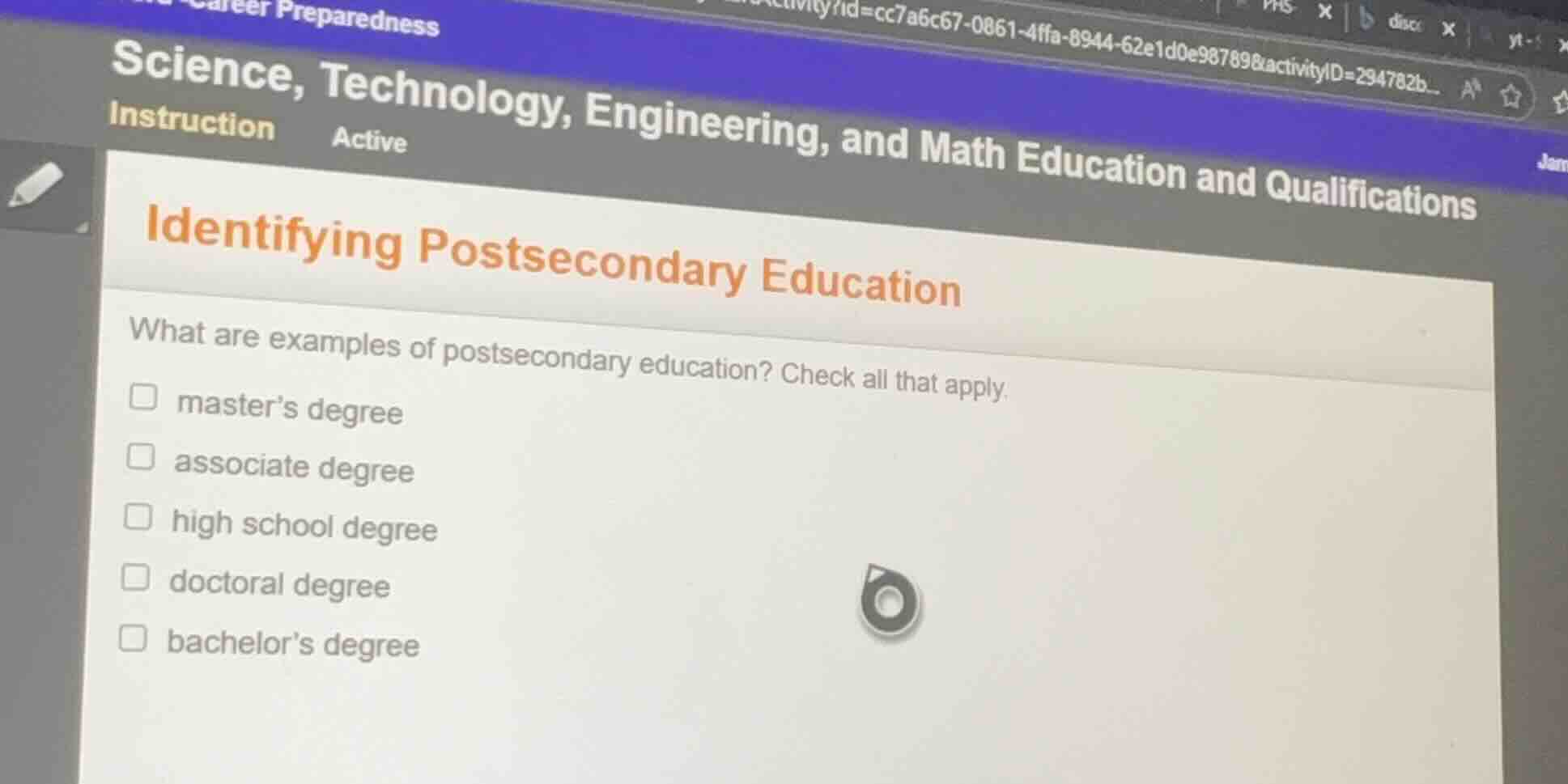identifying postsecondary education what are examples of postsecondary …
