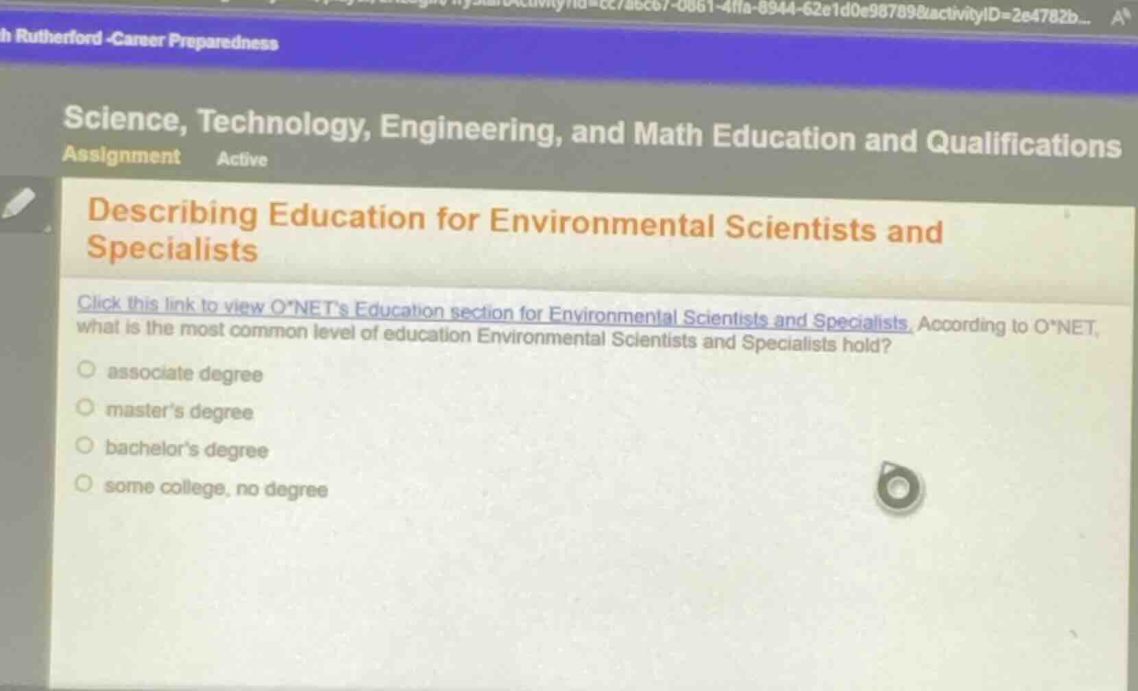 science, technology, engineering, and math education and qualifications…