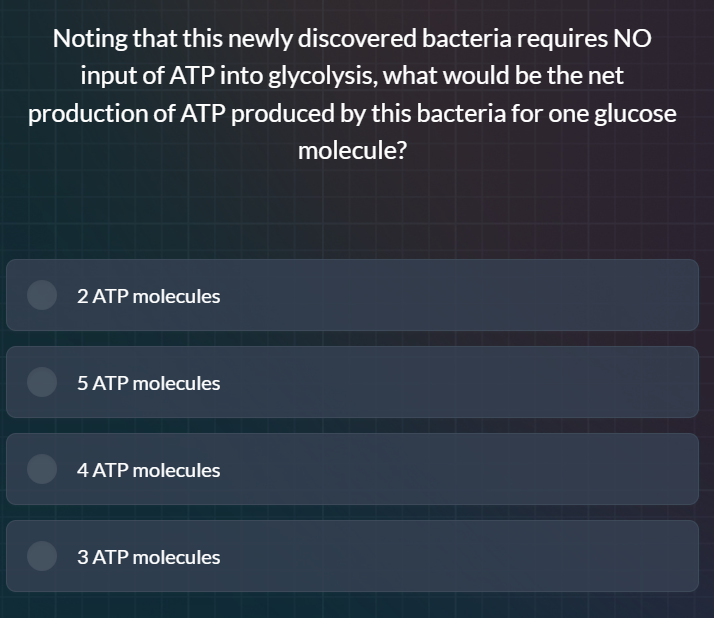 noting that this newly discovered bacteria requires no input of atp int…