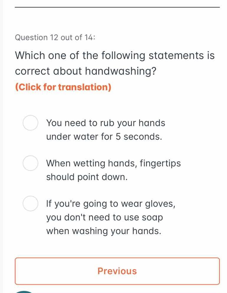 question 12 out of 14: which one of the following statements is correct…