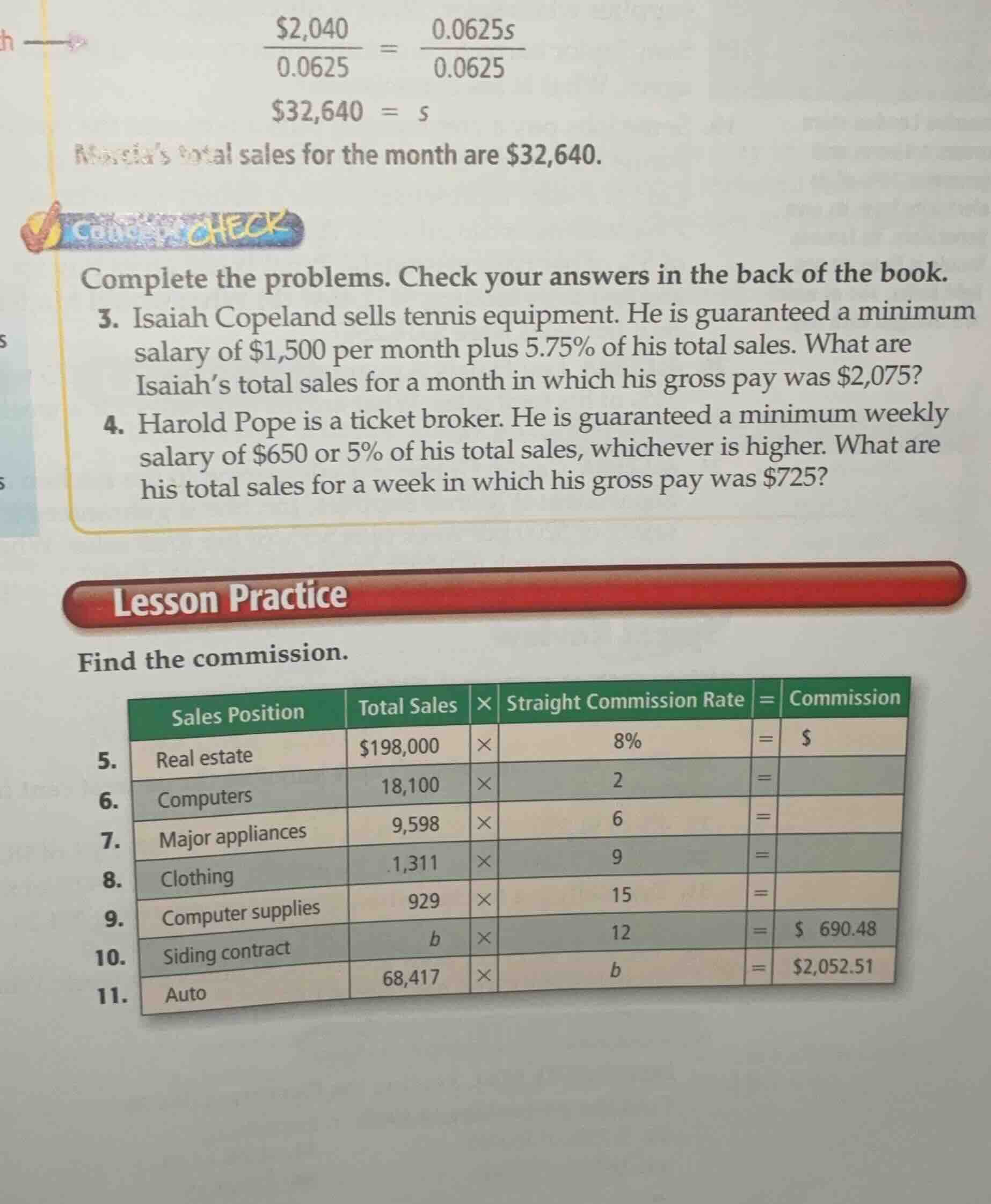 complete the problems. check your answers in the back of the book. 3. i…