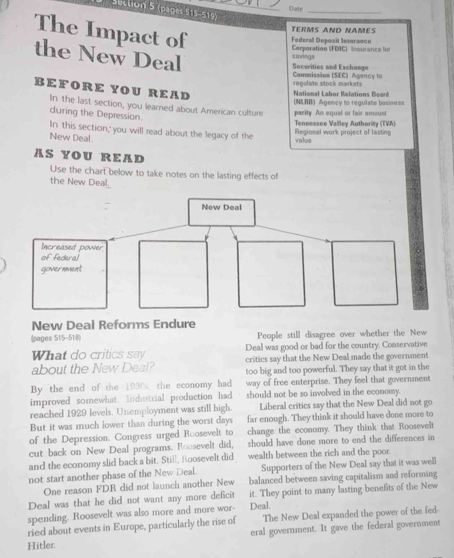section 5 (pages 515-519) date the impact of the new deal before you re…