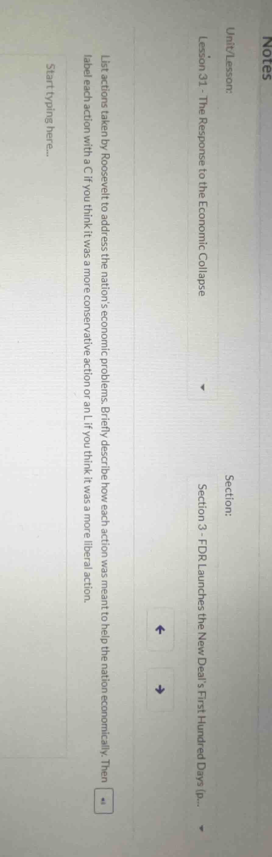 list actions taken by roosevelt to address the nation’s economic proble…