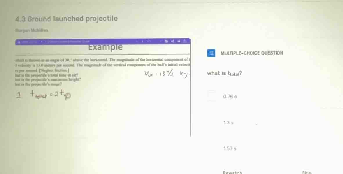4.3 ground launched projectile morgan mcmiflen example shall is thrown …