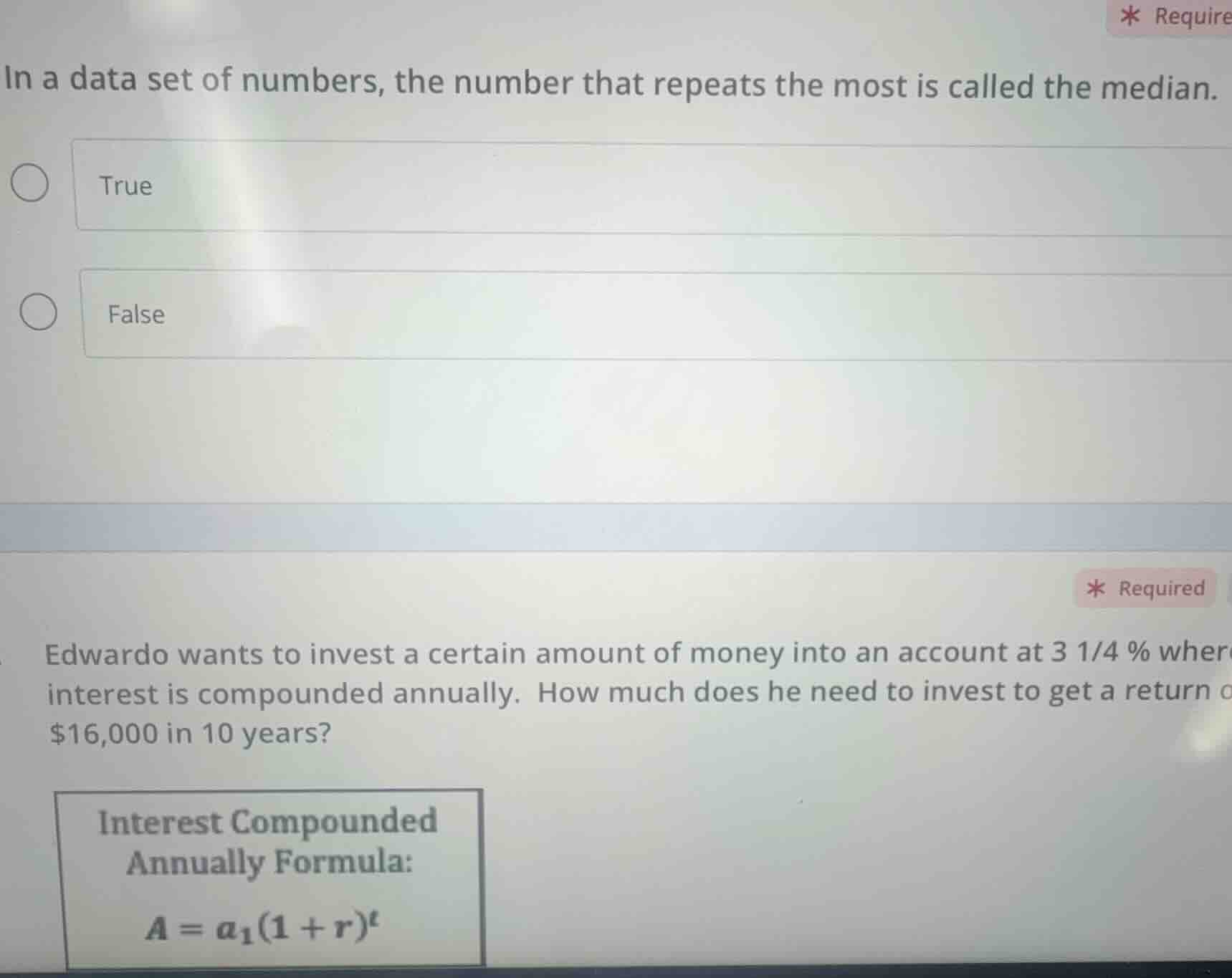 in a data set of numbers, the number that repeats the most is called th…