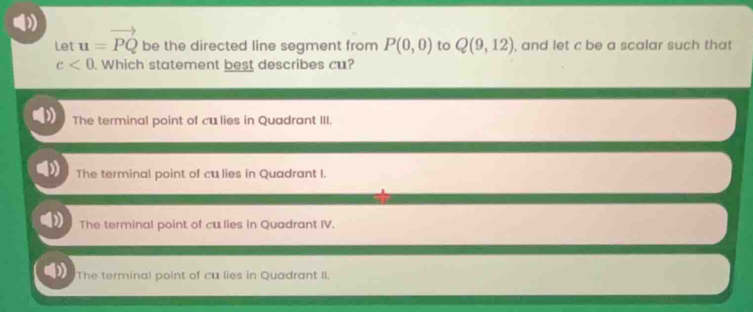 let (mathbf{u} = overrightarrow{pq}) be the directed line segment from …