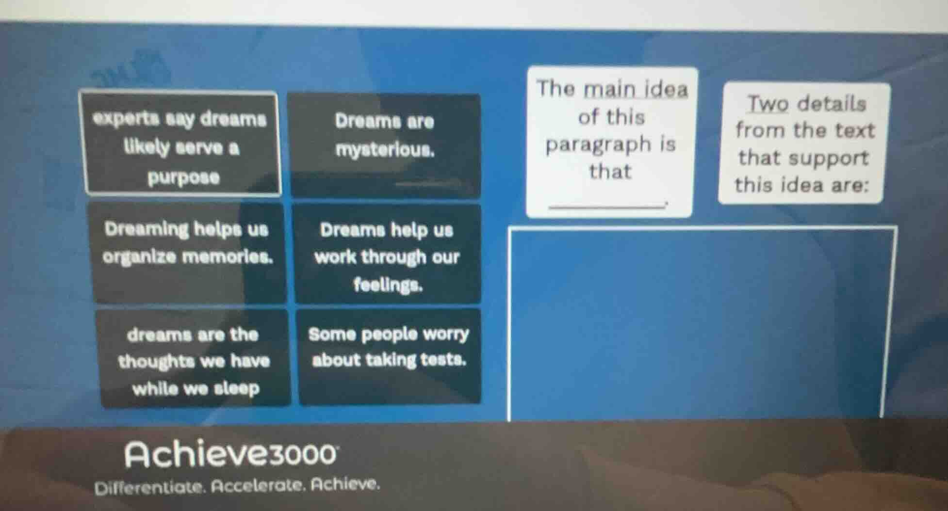 experts say dreams likely serve a purpose; dreams are mysterious.; drea…