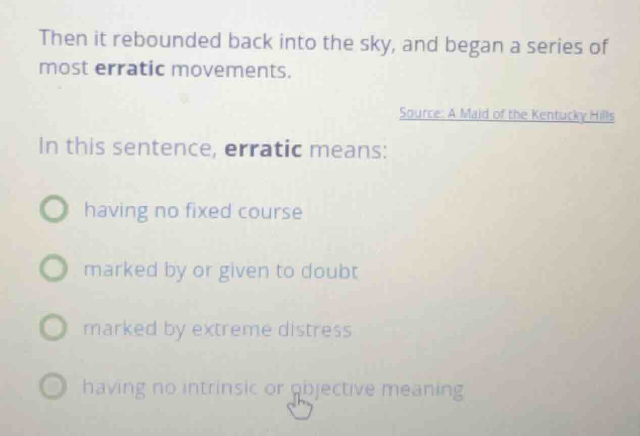 then it rebounded back into the sky, and began a series of most erratic…