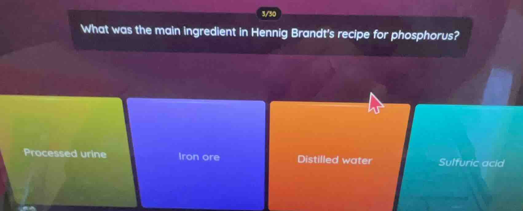 what was the main ingredient in hennig brandt’s recipe for phosphorus? …