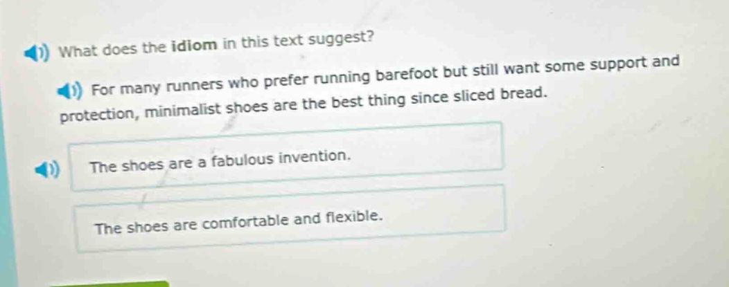what does the idiom in this text suggest? for many runners who prefer r…