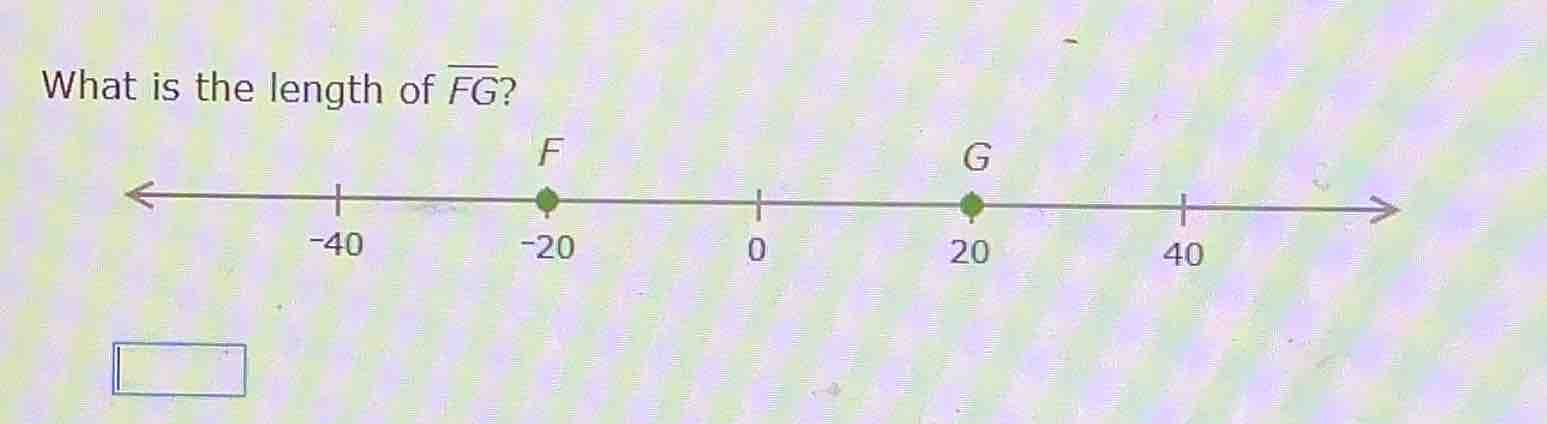 what is the length of \\(\\overline{fg}\\)?
