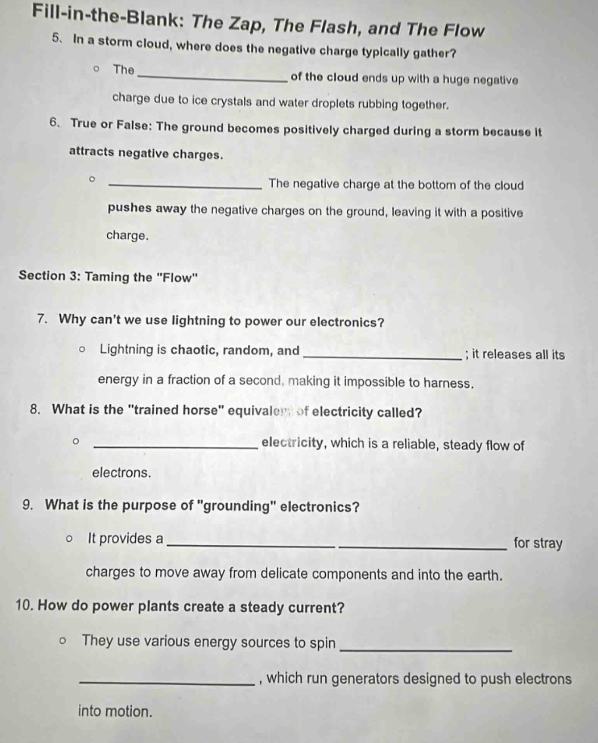 fill-in-the-blank: the zap, the flash, and the flow 5. in a storm cloud…