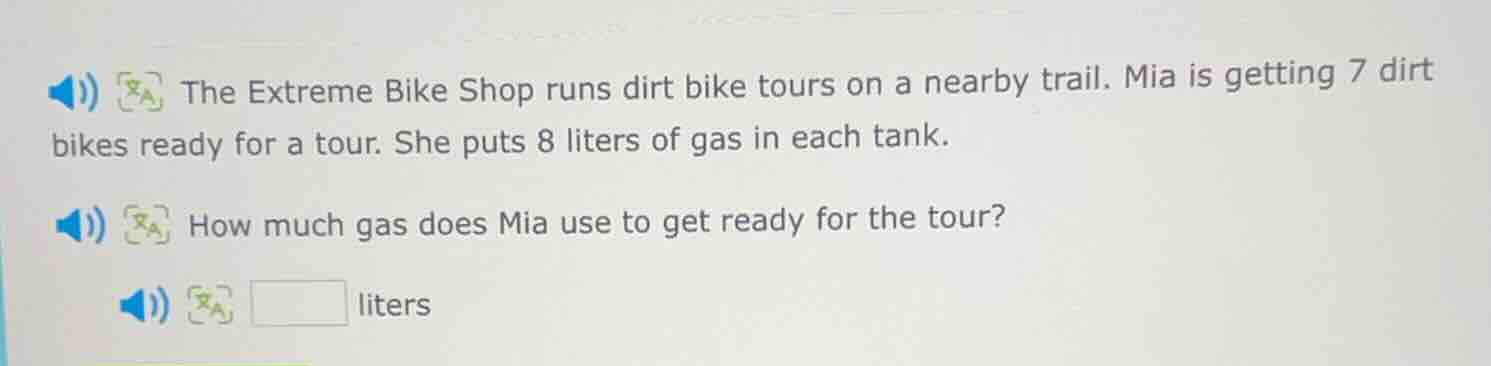 the extreme bike shop runs dirt bike tours on a nearby trail. mia is ge…