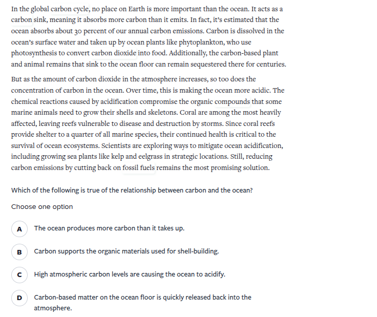 in the global carbon cycle, no place on earth is more important than th…