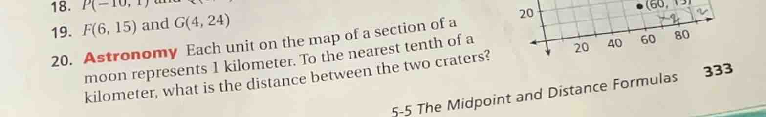 18. p(-10, 1) and 19. f(6, 15) and g(4, 24) 20. astronomy each unit on …
