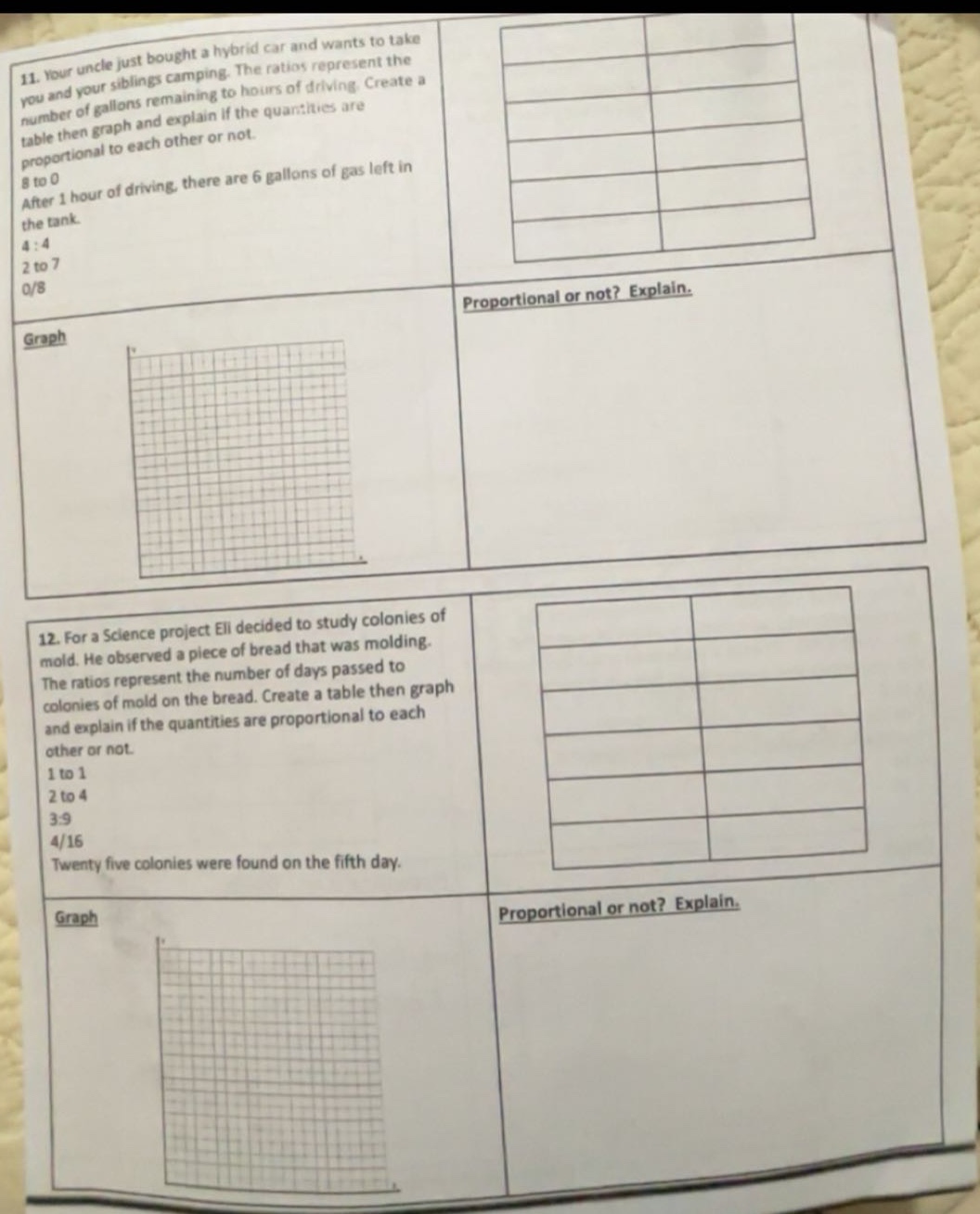 11. your uncle just bought a hybrid car and wants to take you and your …