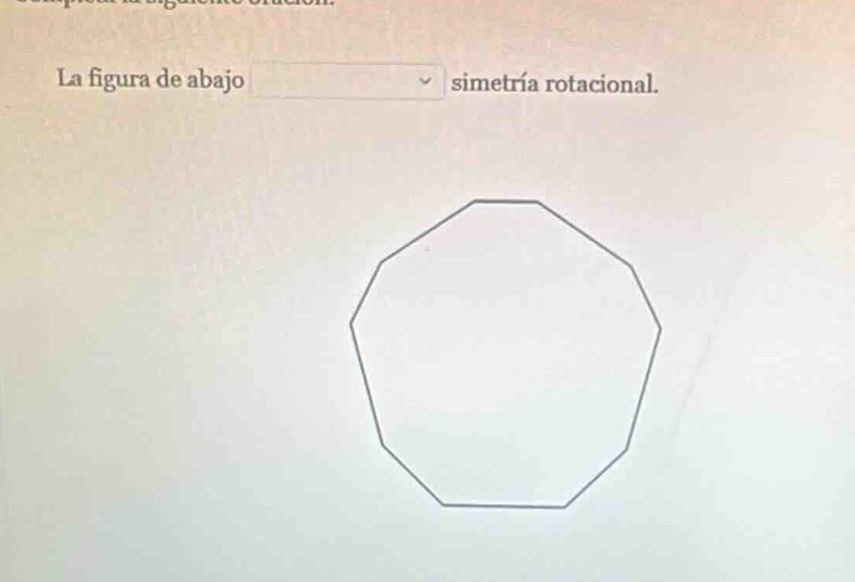 la figura de abajo simetría rotacional.