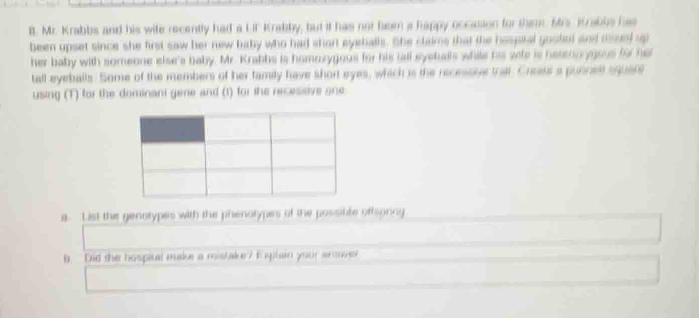8. mr. krabbs and his wife recently had a lil krabby, but it has not be…