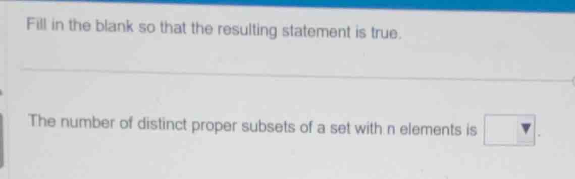 fill in the blank so that the resulting statement is true. the number o…