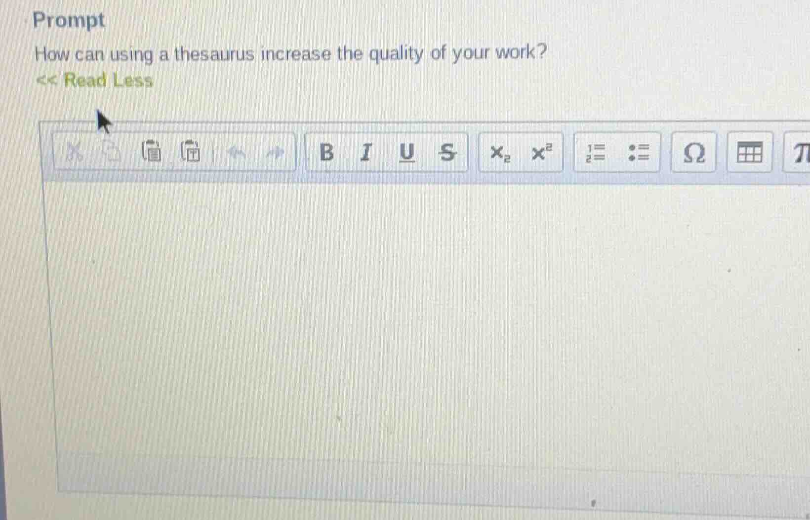 prompt how can using a thesaurus increase the quality of your work? << …