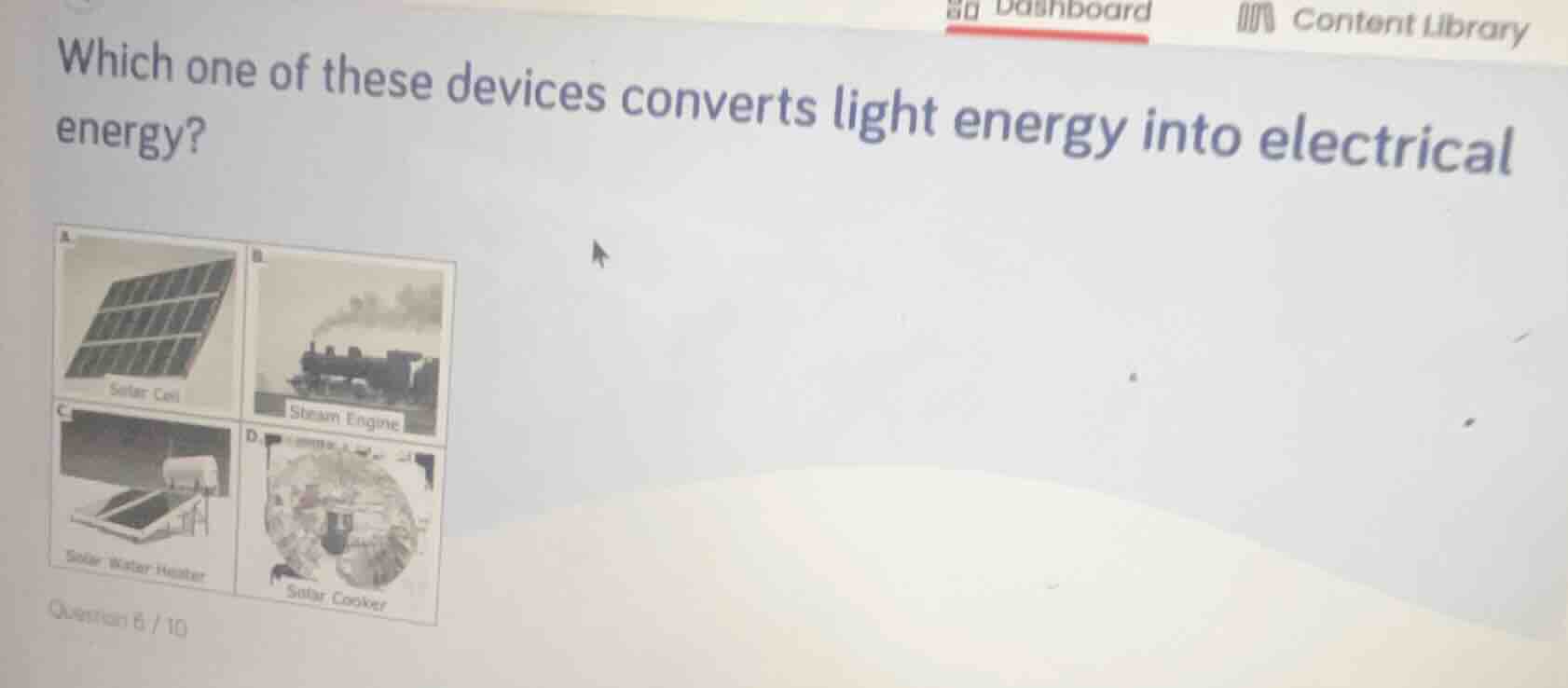 which one of these devices converts light energy into electrical energy…