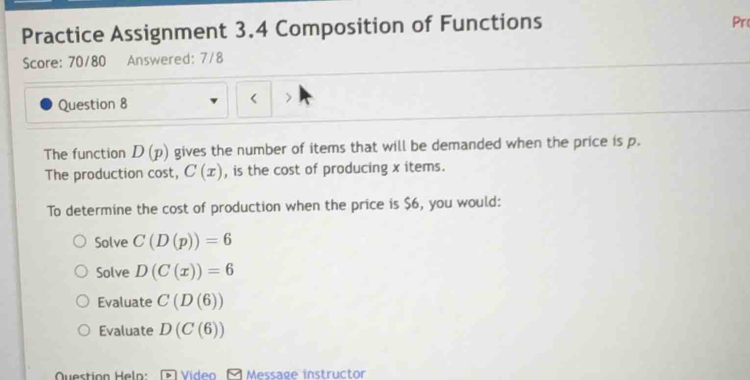 practice assignment 3.4 composition of functions score: 70/80 answered:…