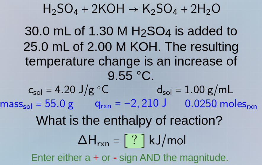 h₂so₄ + 2koh → k₂so₄ + 2h₂o 30.0 ml of 1.30 m h₂so₄ is added to 25.0 ml…