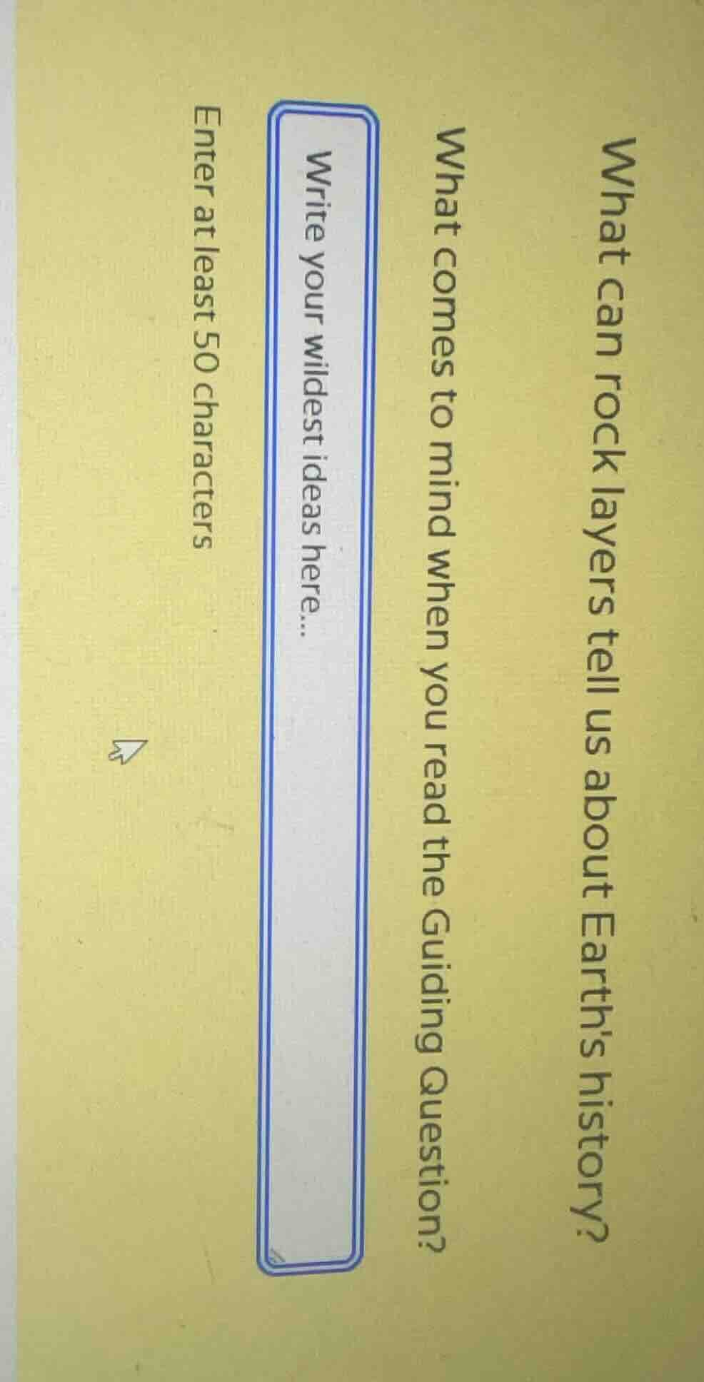 what can rock layers tell us about earths history? what comes to mind w…