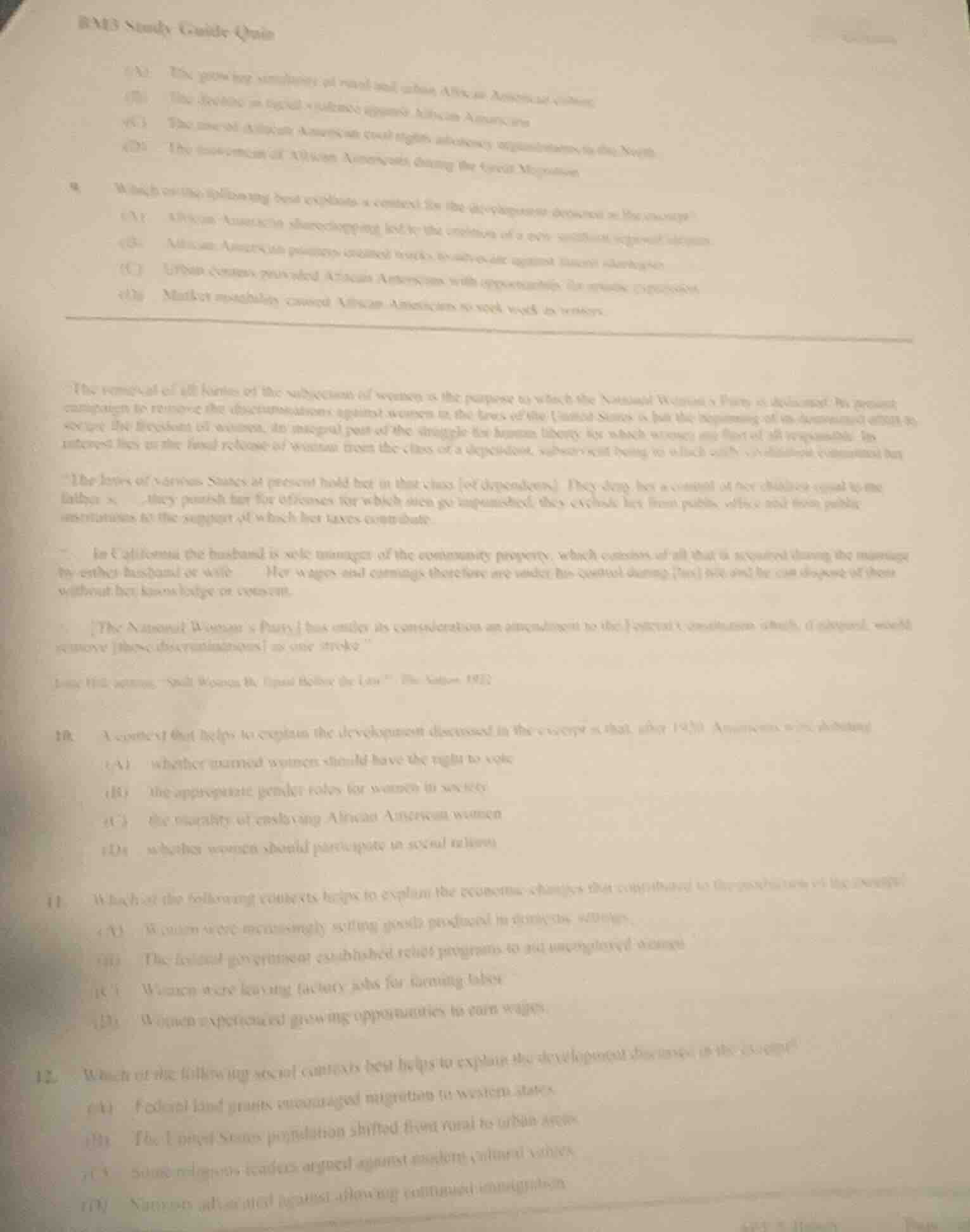 8. which of the following best explains a context for the development d…