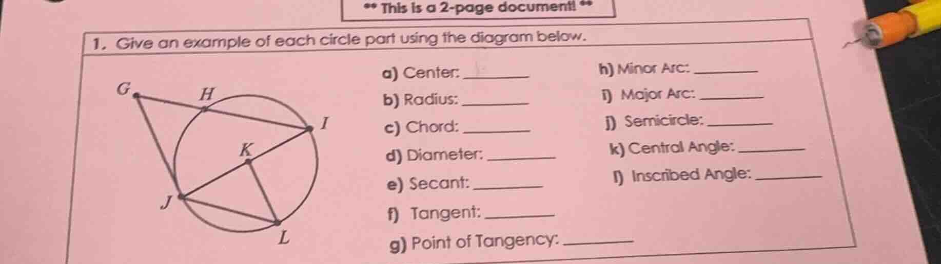 ** this is a 2 - page document! ** 1. give an example of each circle pa…