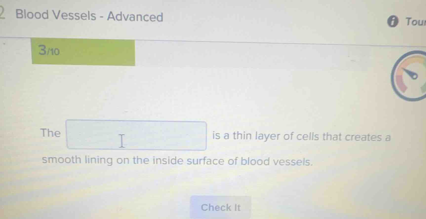 2 blood vessels - advanced tour 3/10 the is a thin layer of cells that …
