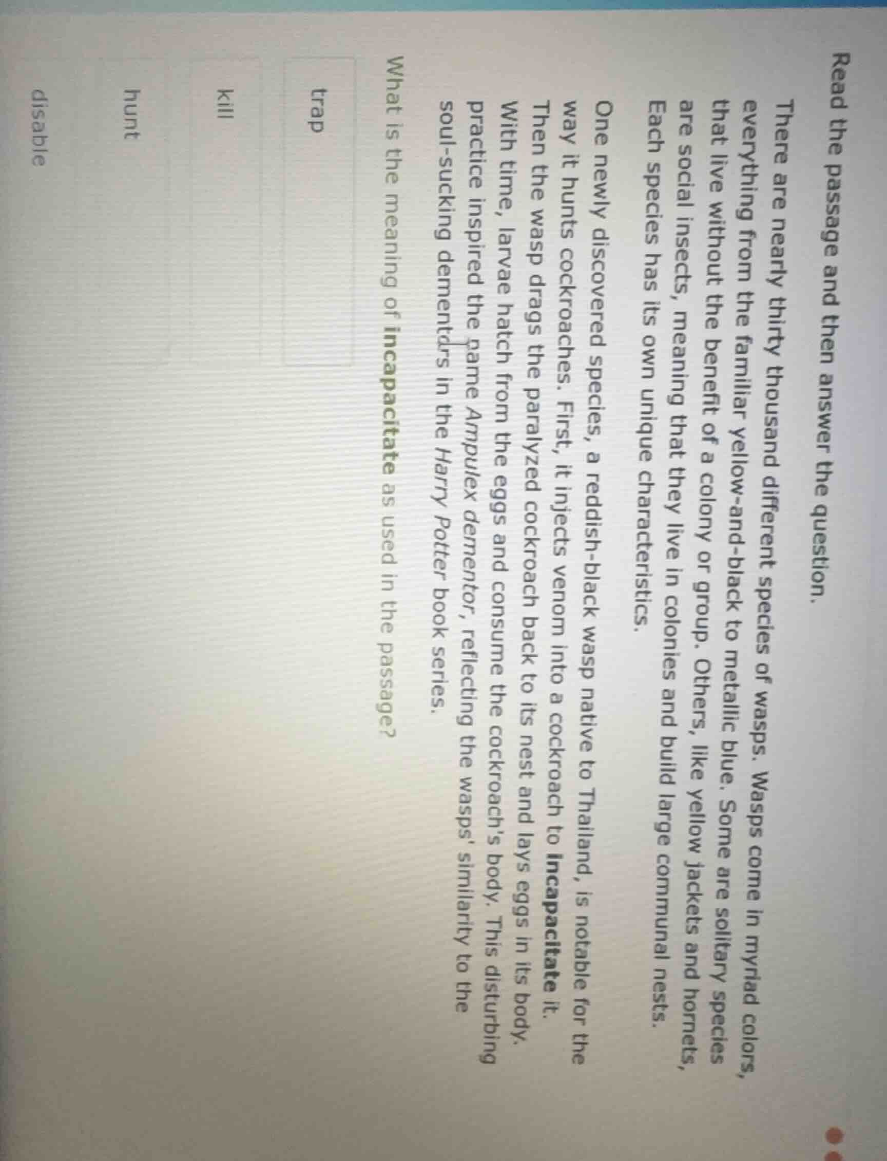 read the passage and then answer the question. there are nearly thirty …