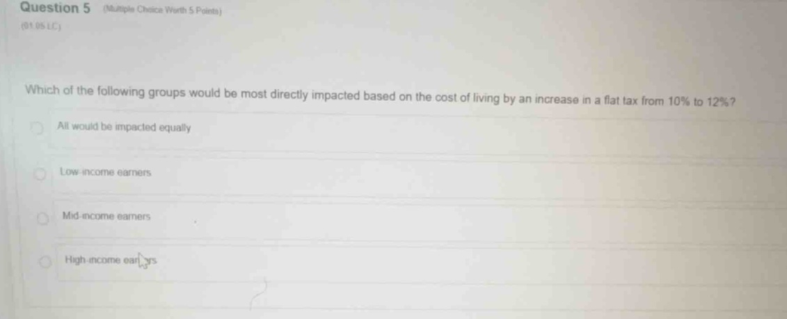 question 5 (multiple choice worth 5 points) (01.05 lc) which of the fol…