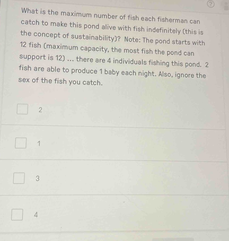 what is the maximum number of fish each fisherman can catch to make thi…