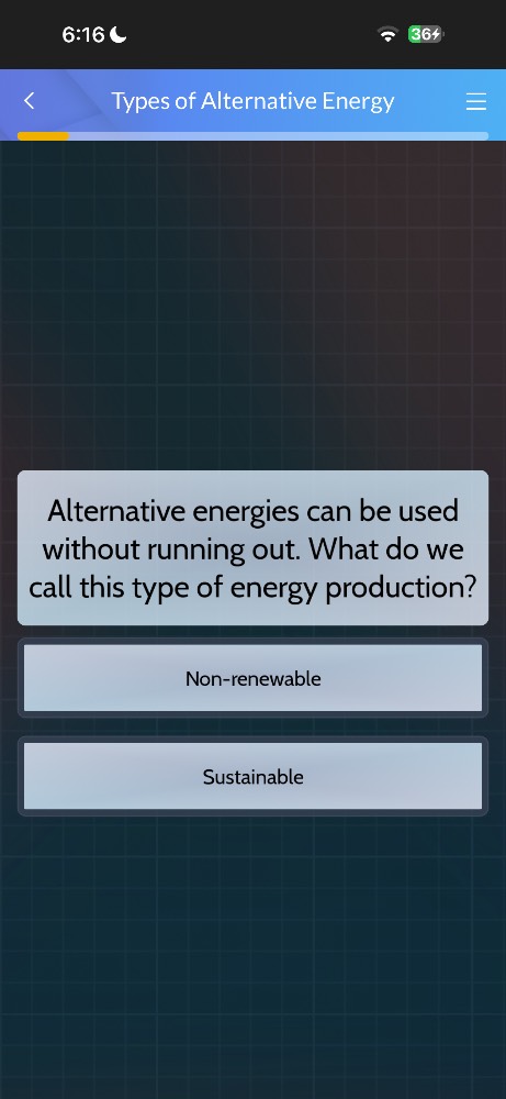 alternative energies can be used without running out. what do we call t…