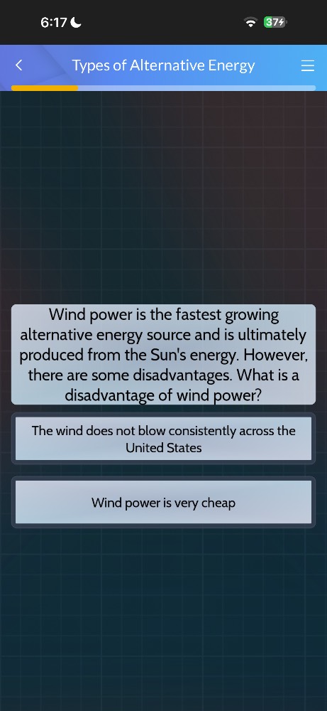 wind power is the fastest growing alternative energy source and is ulti…
