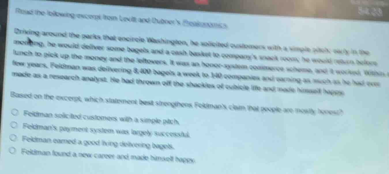 read the following excerpt from levitt and dubner’s freakonomics. drivi…