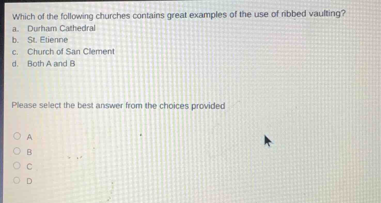 which of the following churches contains great examples of the use of r…