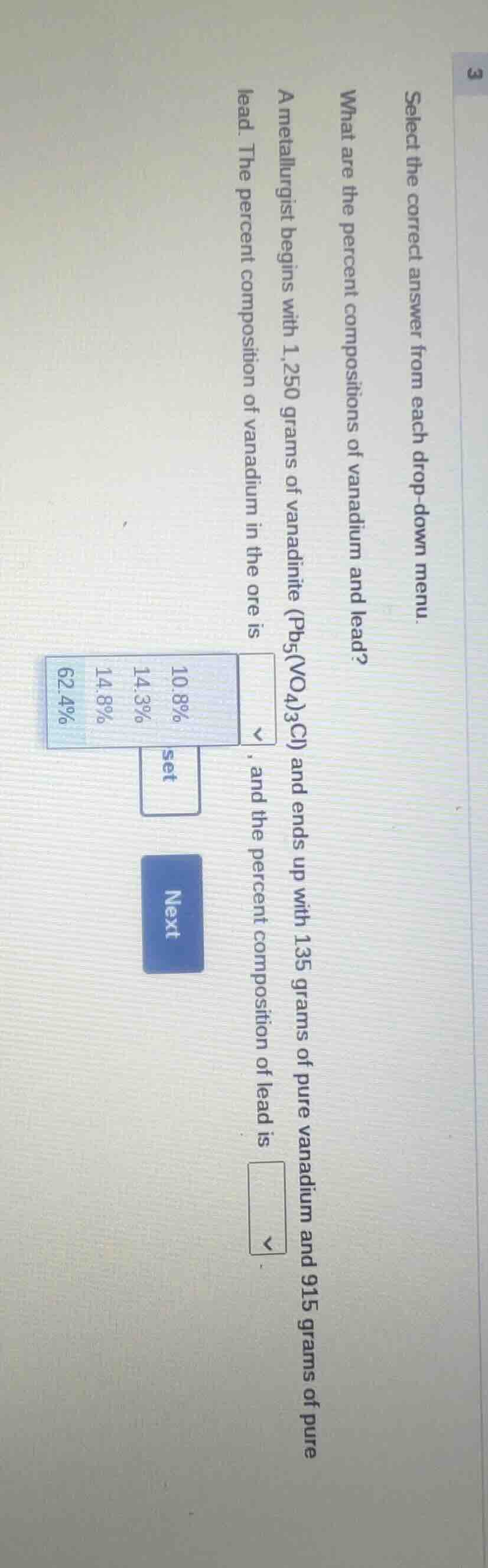 select the correct answer from each drop - down menu. what are the perc…