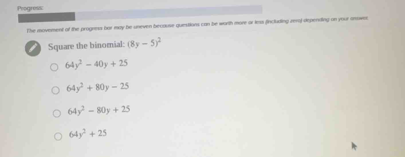 progress: the movement of the progress bar may be uneven because questi…