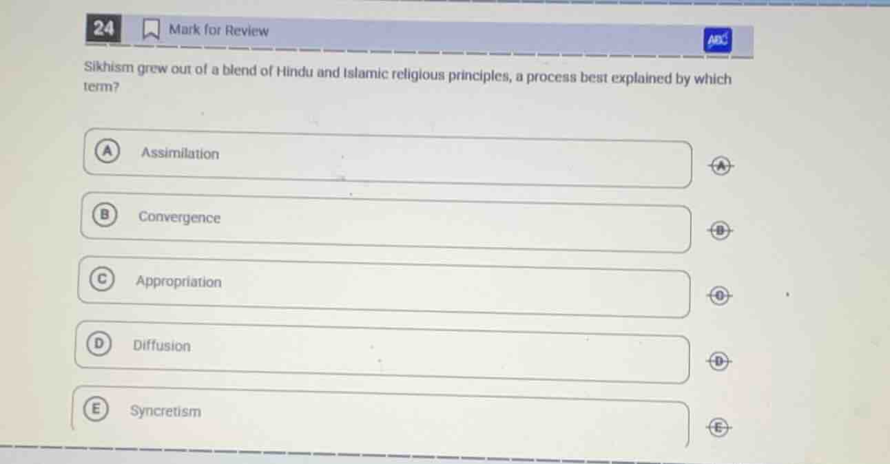 24 mark for review sikhism grew out of a blend of hindu and islamic rel…
