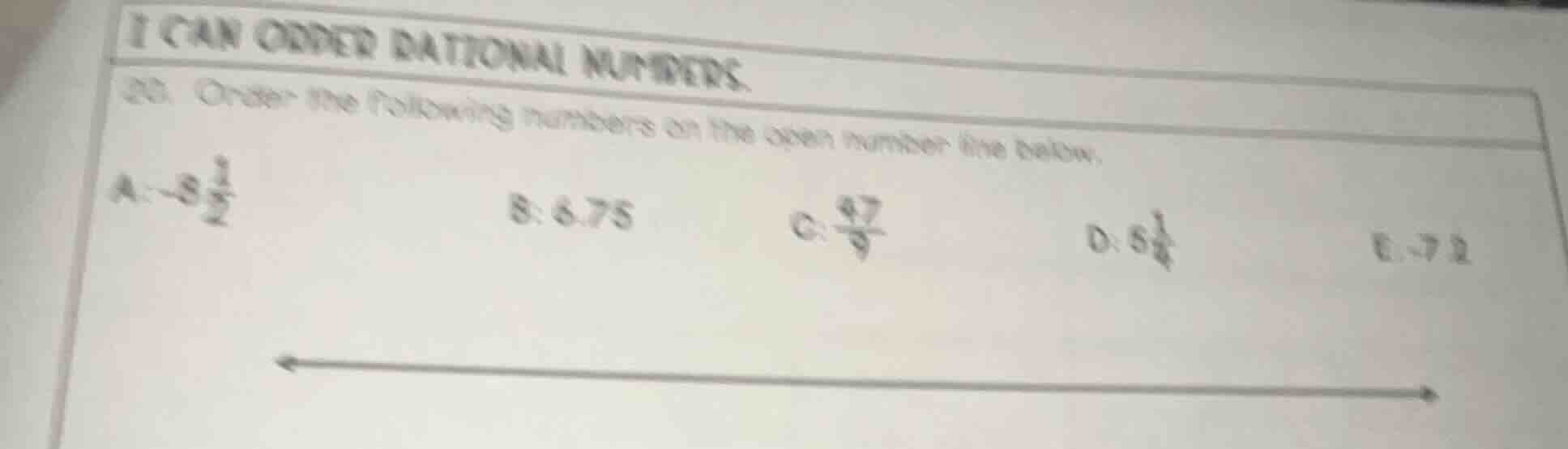 i can order rational numbers. 25. order the following numbers on the op…