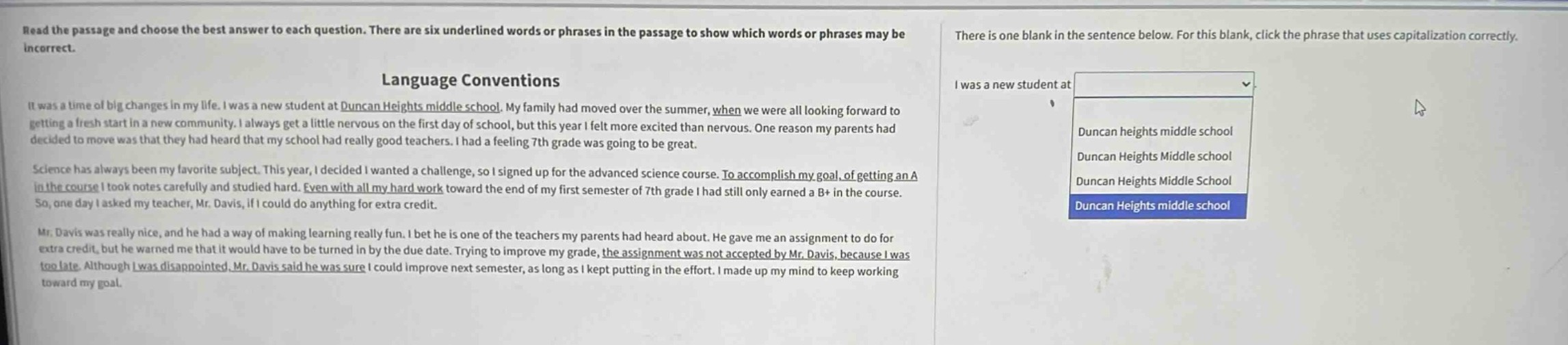 read the passage and choose the best answer to each question. there are…