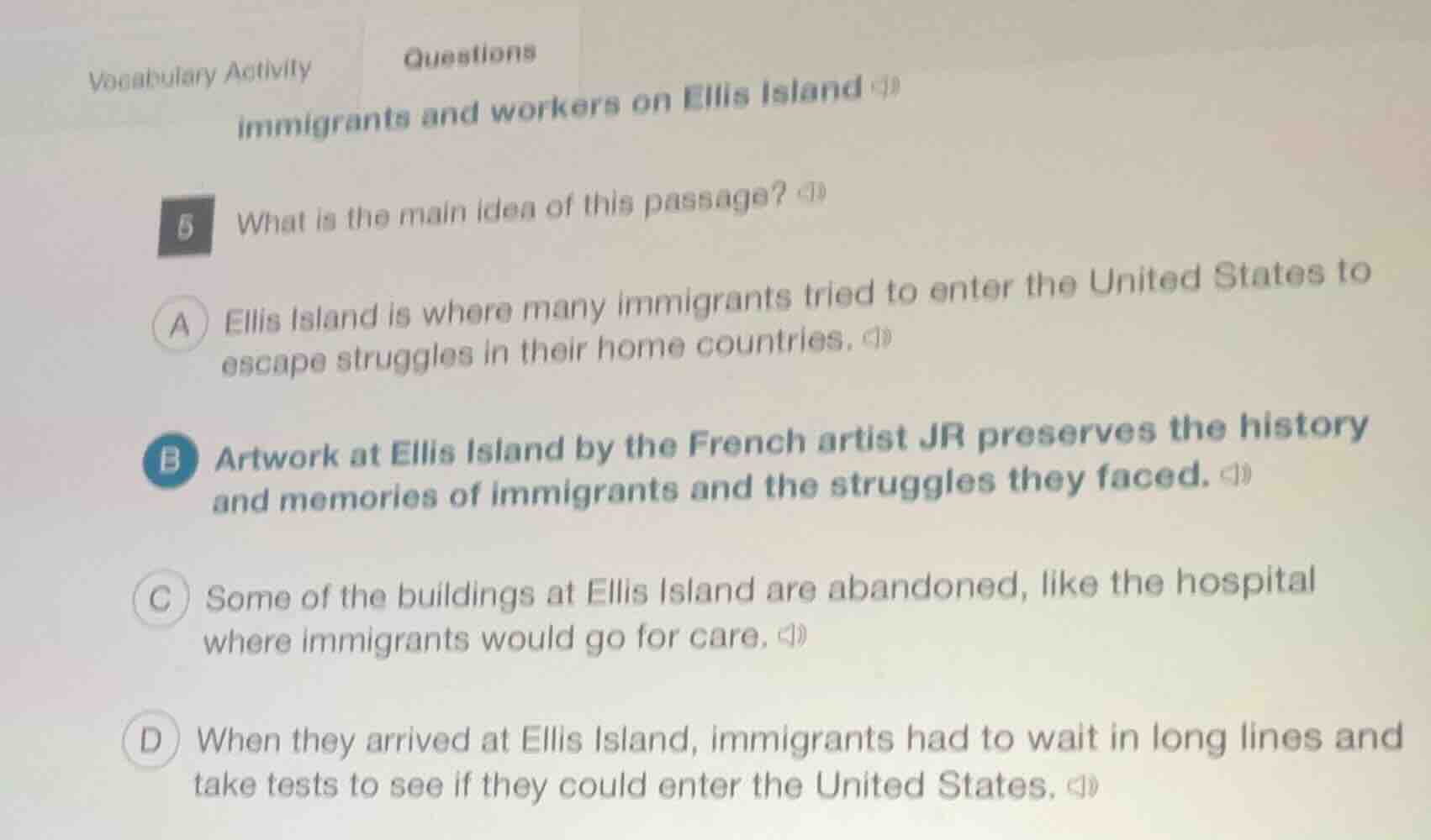 vocabulary activity questions immigrants and workers on ellis island 5 …