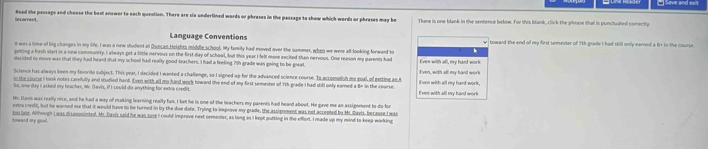 read the passage and choose the best answer to each question. there are…