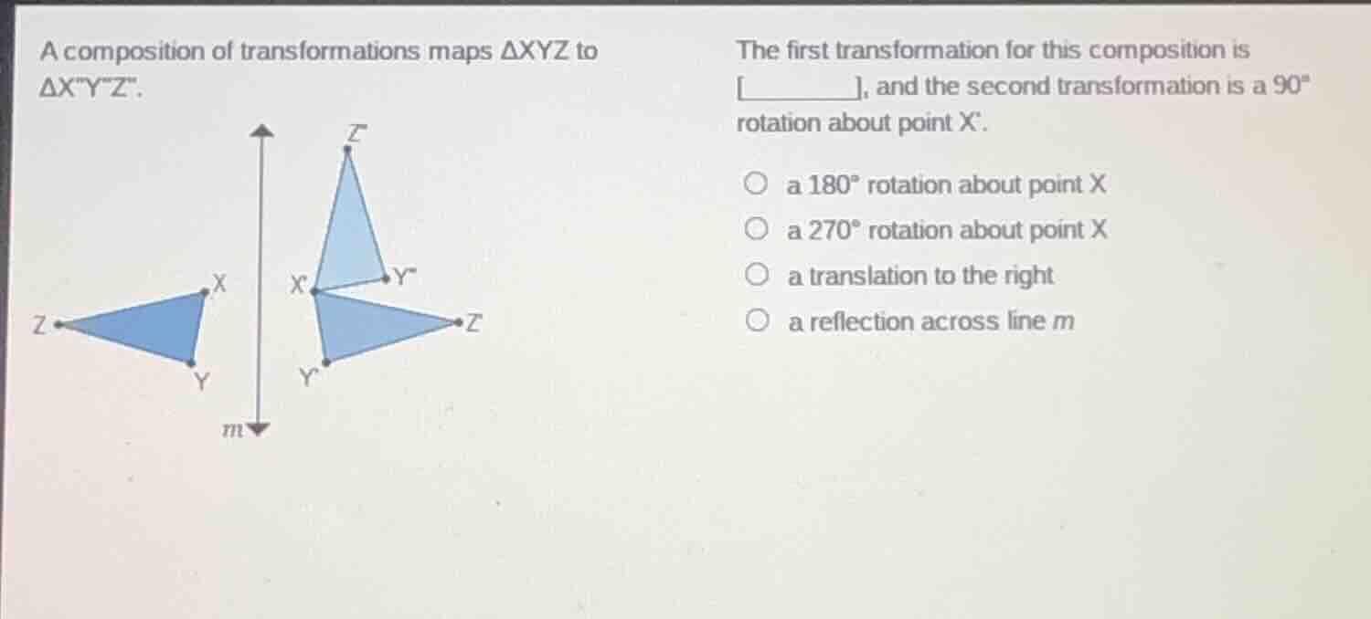 a composition of transformations maps δxyz to δxyz. the first transform…