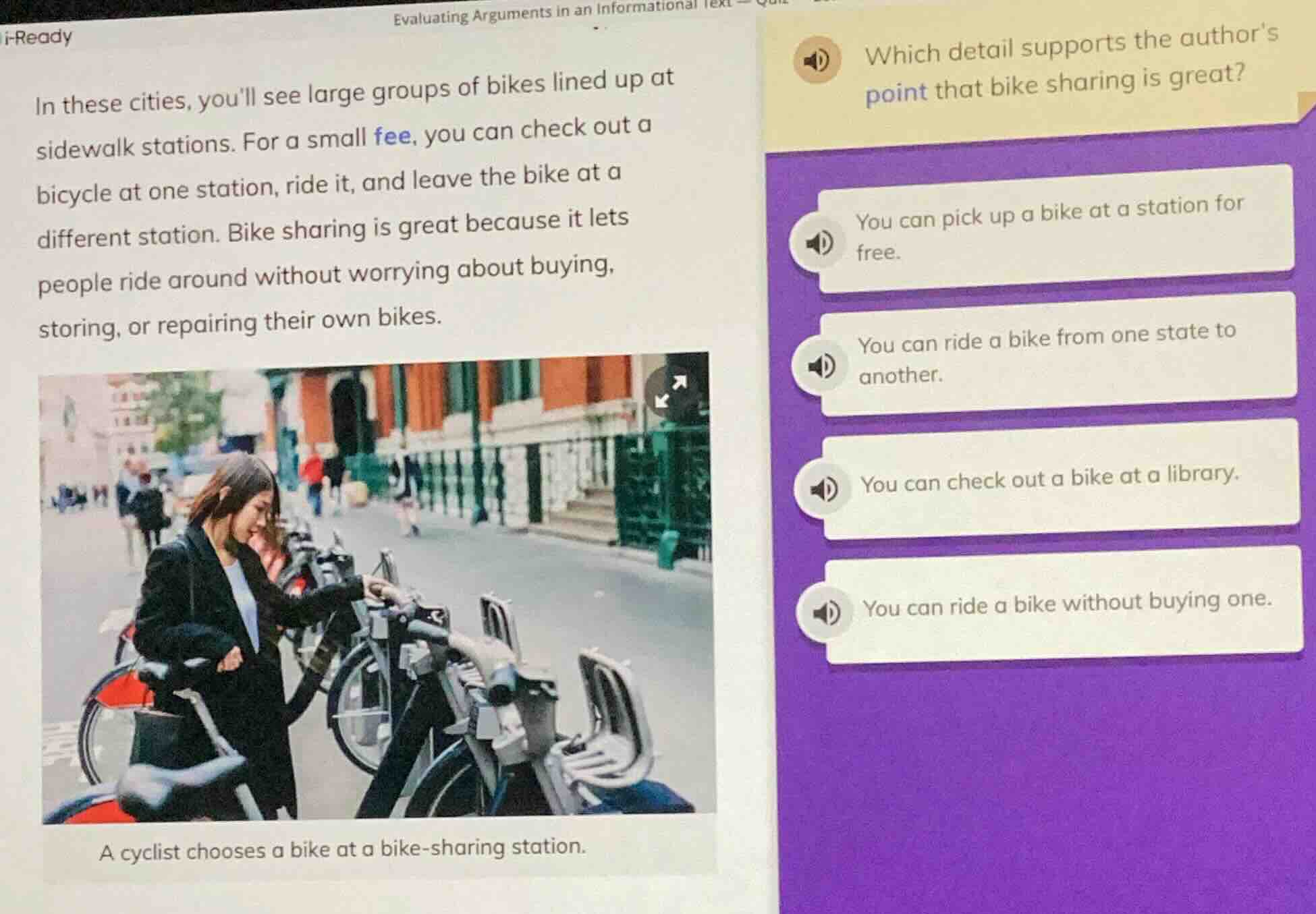 evaluating arguments in an informational text in these cities, youll se…